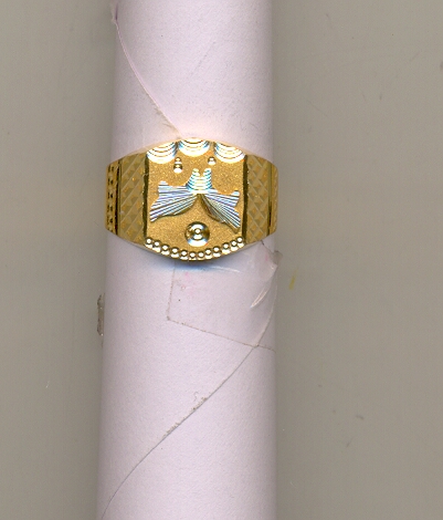 GOLD RING GENTS PLAIN GENERAL