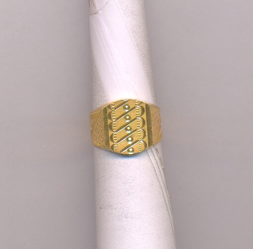 GOLD RING GENTS PLAIN GENERAL