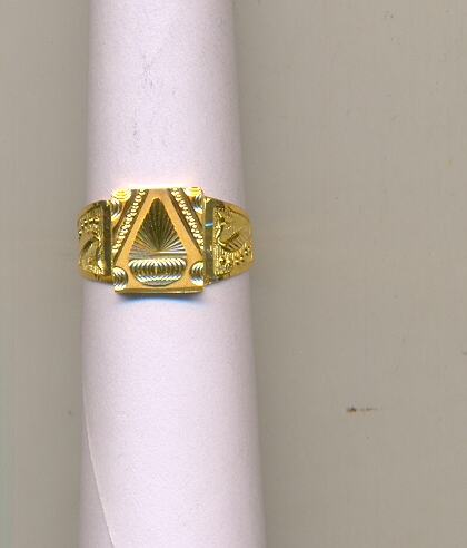 GOLD RING GENTS PLAIN GENERAL