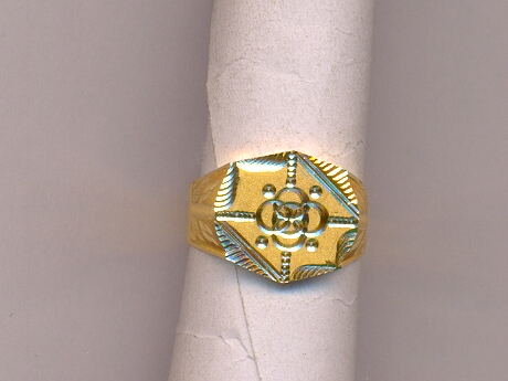 GOLD RING GENTS PLAIN GENERAL
