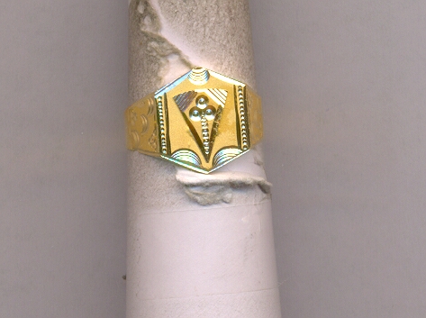 GOLD RING GENTS PLAIN GENERAL
