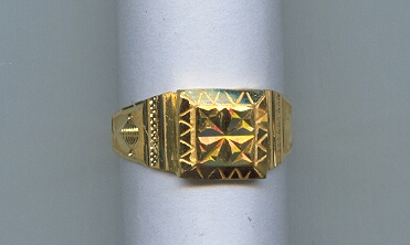 GOLD RING GENTS PLAIN GENERAL