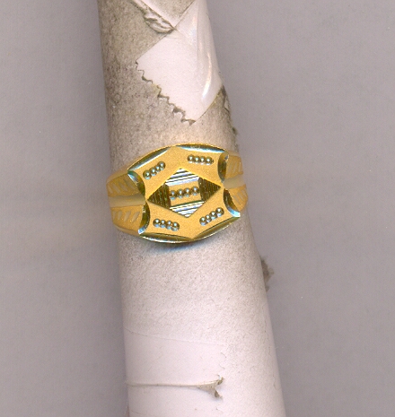 GOLD RING GENTS PLAIN GENERAL