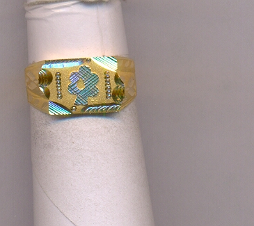 GOLD RING GENTS PLAIN GENERAL