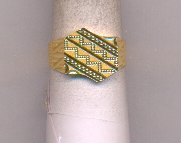 GOLD RING GENTS PLAIN GENERAL