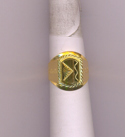 GOLD RING GENTS PLAIN GENERAL