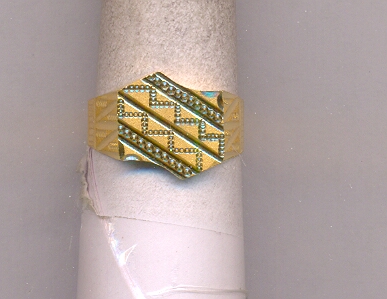 GOLD RING GENTS PLAIN GENERAL
