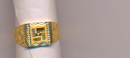 GOLD RING GENTS PLAIN GENERAL