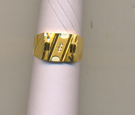 GOLD RING GENTS PLAIN GENERAL