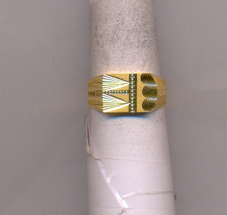 GOLD RING GENTS PLAIN GENERAL