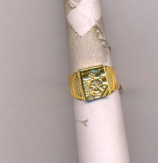 GOLD RING GENTS PLAIN GENERAL