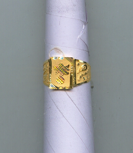 GOLD RING GENTS PLAIN GENERAL