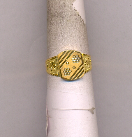 GOLD RING GENTS PLAIN GENERAL