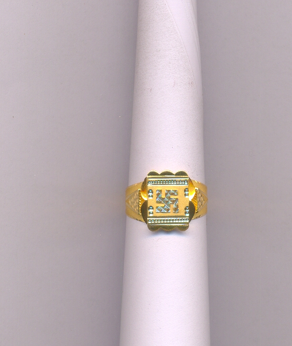 GOLD RING GENTS PLAIN GENERAL