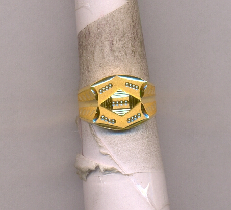 GOLD RING GENTS PLAIN GENERAL
