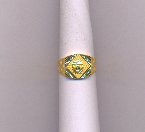 GOLD RING GENTS PLAIN GENERAL