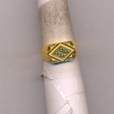 GOLD RING GENTS PLAIN GENERAL