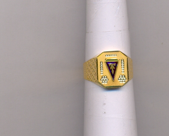GOLD RING GENTS PLAIN GENERAL