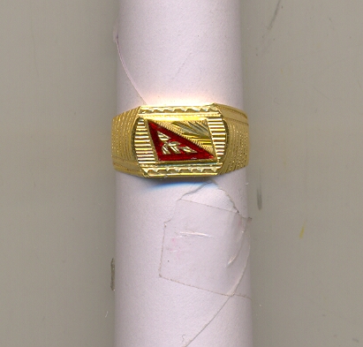 GOLD RING GENTS PLAIN GENERAL