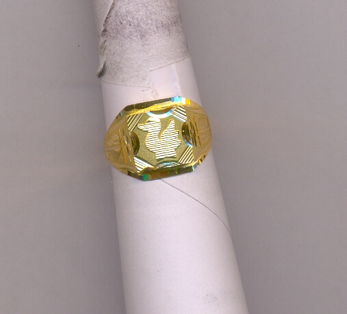 GOLD RING GENTS PLAIN GENERAL