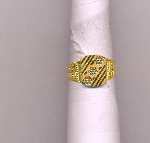 GOLD RING GENTS PLAIN GENERAL