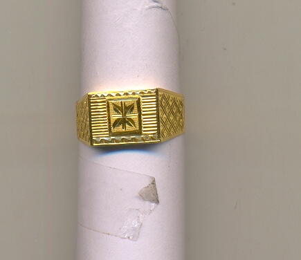 GOLD RING GENTS PLAIN GENERAL