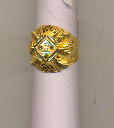 GOLD RING GENTS PLAIN GENERAL
