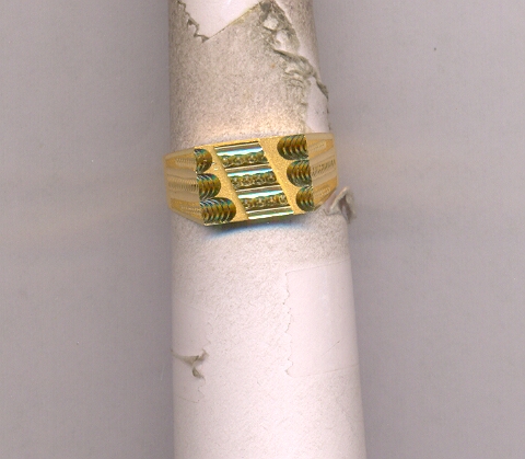 GOLD RING GENTS PLAIN GENERAL