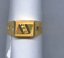 GOLD RING GENTS PLAIN GENERAL