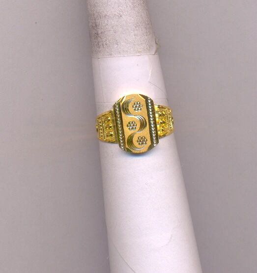 GOLD RING GENTS PLAIN GENERAL