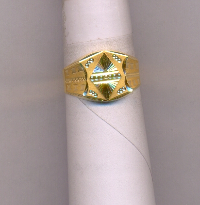 GOLD RING GENTS PLAIN GENERAL