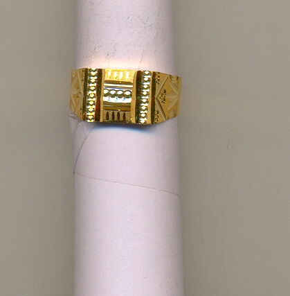 GOLD RING GENTS PLAIN GENERAL