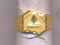GOLD RING GENTS PLAIN GENERAL