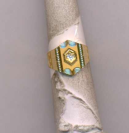 GOLD RING GENTS PLAIN GENERAL