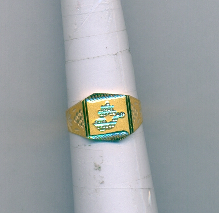 GOLD RING GENTS PLAIN GENERAL