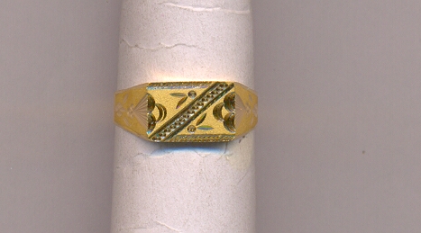 GOLD RING GENTS PLAIN GENERAL