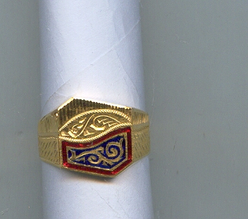 GOLD RING GENTS PLAIN GENERAL
