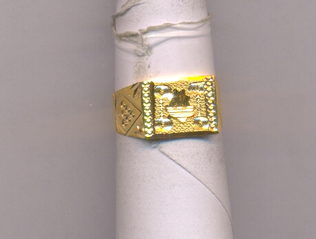 GOLD RING GENTS PLAIN GENERAL