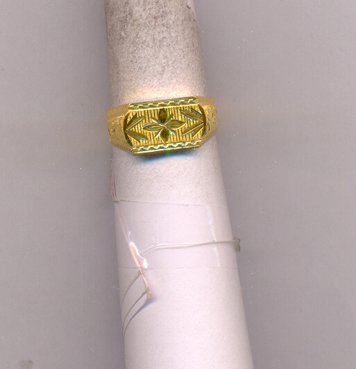 GOLD RING GENTS PLAIN GENERAL
