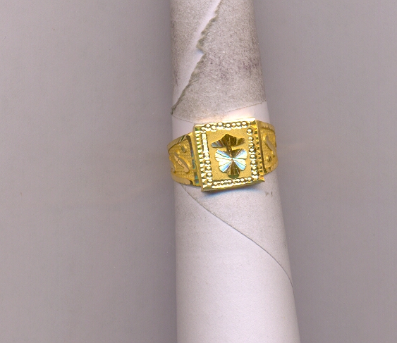 GOLD RING GENTS PLAIN GENERAL