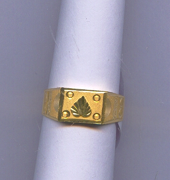 GOLD RING GENTS PLAIN GENERAL