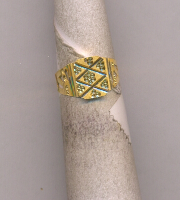 GOLD RING GENTS PLAIN GENERAL