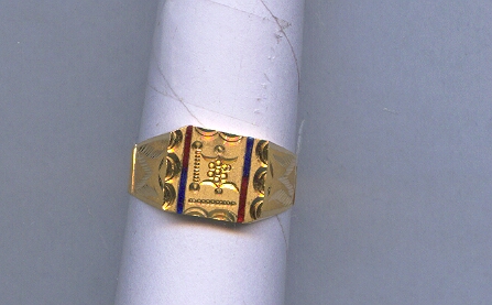GOLD RING GENTS PLAIN GENERAL