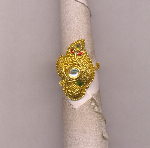 GOLD RING LADIES ANTIQUE FANCY