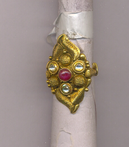 GOLD RING LADIES ANTIQUE FANCY