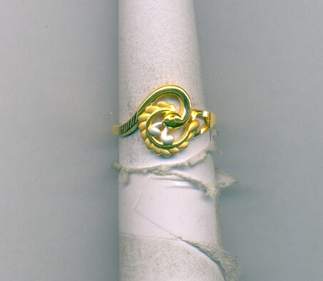 GOLD RING LADIES CASTING FANCY