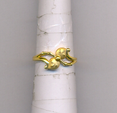 GOLD RING LADIES CASTING FANCY