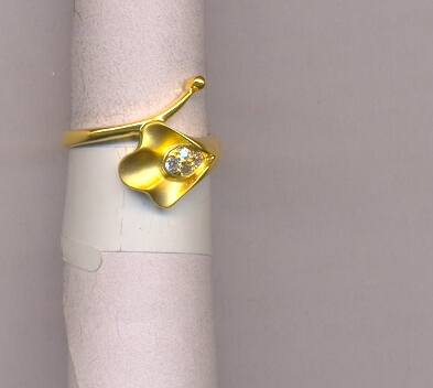 GOLD RING LADIES CASTING FANCY