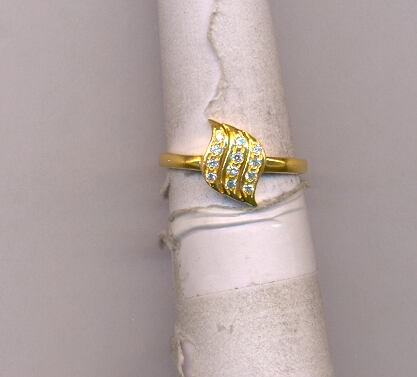 GOLD RING LADIES CASTING FANCY