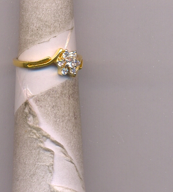 GOLD RING LADIES CASTING FANCY